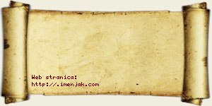 Milana Mandžukić vizit kartica